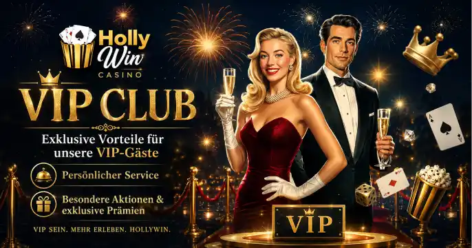 HollyWin Casino VIP banner